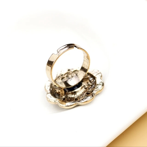 Turkish Vintage Style Flower Ring for Women,Ottoman,ByzantianWeddingGift - Picture 2 of 6